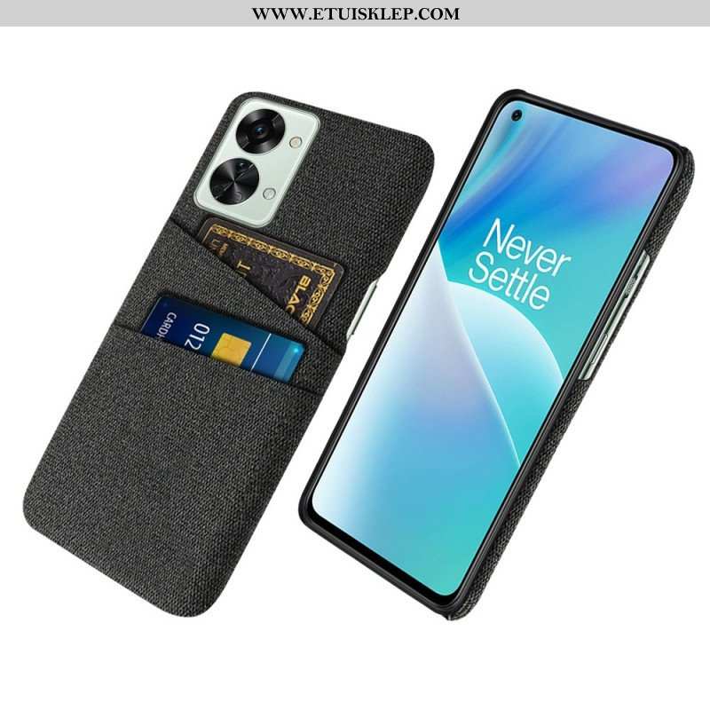 Etui do OnePlus Nord 2T 5G Tkanina O Bardzo Delikatnej Teksturze